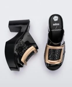 Adult Melissa Mule Buckle Up + Viktor & Rolf