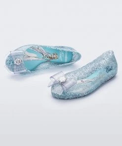 Mini Melissa Sweet Love + Disney Princess Flat - Youth & Kids