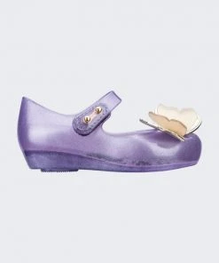 Mini Melissa Ultragirl Butterfly Flat - Baby & Toddler Kids