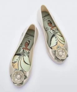 Mini Melissa Sweet Love + Disney Princess Flat - Youth & Kids