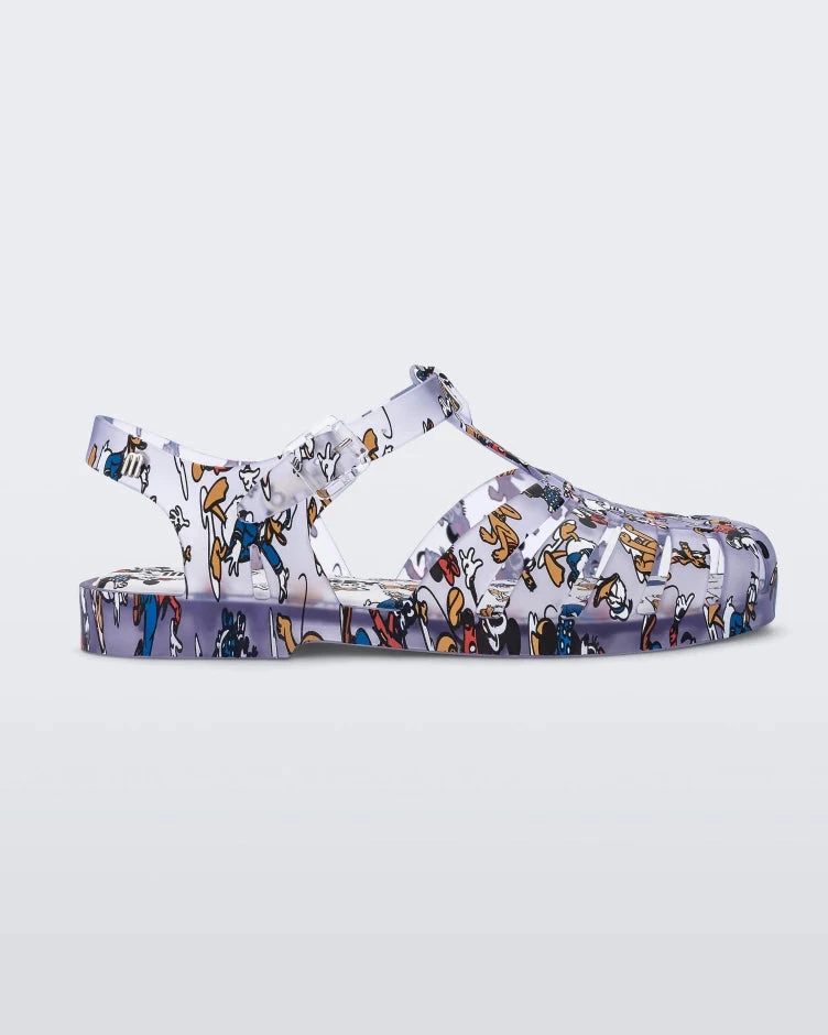 Adult Melissa Possession + Mickey & Friends Sandal 8 Adult Melissa Possession + Mickey & Friends Sandal
