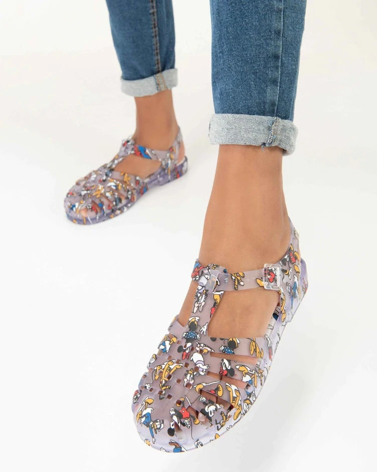 Adult Melissa Possession + Mickey & Friends Sandal 9 Adult Melissa Possession + Mickey & Friends Sandal