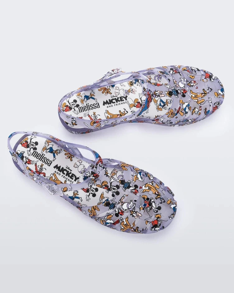 Adult Melissa Possession + Mickey & Friends Sandal 11 Adult Melissa Possession + Mickey & Friends Sandal