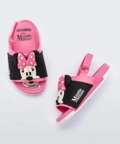 Kids Mini Melissa Beach Slide Sandal + Mickey & Friends - Baby & Toddler